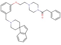 1'-(3-{2-[4-(phenylacetyl)-1-piperazinyl]ethoxy}benzyl)spiro[indene-1,4'-piperidine]