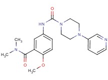 N-{3-[(dimethylamino)carbonyl]-4-methoxyphenyl}-4-pyridin-3-ylpiperazine-1-carboxamide