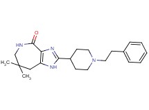 7,7-dimethyl-2-[1-(2-phenylethyl)piperidin-4-yl]-5,6,7,8-tetrahydroimidazo[4,5-c]azepin-4(1H)-one