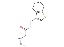 N~2~-methyl-N~1~-(4,5,6,7-tetrahydro-1-benzothien-3-ylmethyl)glycinamide