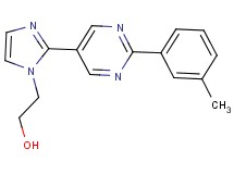 2-{2-[2-(3-methylphenyl)pyrimidin-5-yl]-1H-imidazol-1-yl}ethanol
