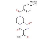 (3R,9aR)-3-[(1S)-1-hydroxyethyl]-8-(4-methylbenzoyl)tetrahydro-2H-pyrazino[1,2-a]pyrazine-1,4(3H,6H)-dione