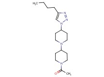 1'-acetyl-4-(4-butyl-1H-1,2,3-triazol-1-yl)-1,4'-bipiperidine