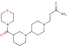 3-[3-(morpholin-4-ylcarbonyl)-1,4'-bipiperidin-1'-yl]propanamide