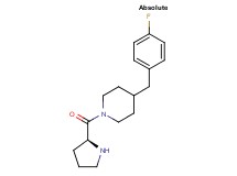 4-(4-fluorobenzyl)-1-L-prolylpiperidine hydrochloride