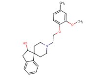 1'-[2-(2-methoxy-4-methylphenoxy)ethyl]-2,3-dihydrospiro[indene-1,4'-piperidin]-2-ol