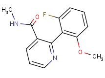 2-(2-fluoro-6-methoxyphenyl)-N-methylnicotinamide