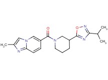 6-{[3-(3-isopropyl-1,2,4-oxadiazol-5-yl)piperidin-1-yl]carbonyl}-2-methylimidazo[1,2-a]pyridine