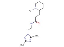 N-[2-(3,5-dimethyl-1H-1,2,4-triazol-1-yl)ethyl]-3-(1-methylpiperidin-2-yl)propanamide