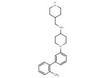 1-(2'-methyl-3-biphenylyl)-N-(4-piperidinylmethyl)-4-piperidinamine bis(trifluoroacetate)