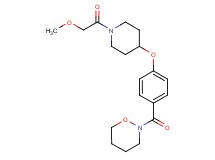 2-(4-{[1-(methoxyacetyl)-4-piperidinyl]oxy}benzoyl)-1,2-oxazinane