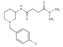 N'-[1-(4-chlorobenzyl)-3-piperidinyl]-N,N-dimethylsuccinamide