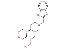 3-[(3R*,4S*)-1-(1H-benzimidazol-2-ylmethyl)-4-morpholin-4-ylpiperidin-3-yl]propan-1-ol