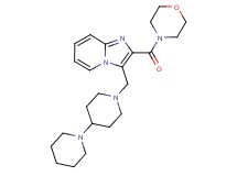 1'-{[2-(4-morpholinylcarbonyl)imidazo[1,2-a]pyridin-3-yl]methyl}-1,4'-bipiperidine