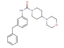 N-(3-benzylphenyl)-4-morpholin-4-ylpiperidine-1-carboxamide