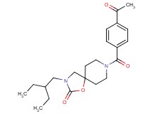 8-(4-acetylbenzoyl)-3-(2-ethylbutyl)-1-oxa-3,8-diazaspiro[4.5]decan-2-one