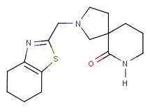 2-(4,5,6,7-tetrahydro-1,3-benzothiazol-2-ylmethyl)-2,7-diazaspiro[4.5]decan-6-one