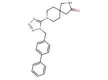 8-[1-(4-biphenylylmethyl)-1H-tetrazol-5-yl]-2,8-diazaspiro[4.5]decan-3-one