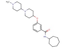 N-cycloheptyl-3-[(1'-methyl-1,4'-bipiperidin-4-yl)oxy]benzamide