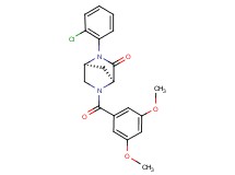 (1S*,4S*)-2-(2-chlorophenyl)-5-(3,5-dimethoxybenzoyl)-2,5-diazabicyclo[2.2.1]heptan-3-one
