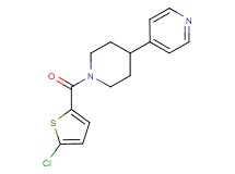 4-{1-[(5-chloro-2-thienyl)carbonyl]-4-piperidinyl}pyridine