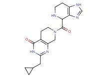 2-(cyclopropylmethyl)-7-(4,5,6,7-tetrahydro-1H-imidazo[4,5-c]pyridin-4-ylcarbonyl)-5,6,7,8-tetrahydropyrido[3,4-d]pyrimidin-4(3H)-one dihydrochloride
