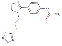 N-(4-{1-[2-(1H-1,2,4-triazol-5-ylthio)ethyl]-1H-imidazol-2-yl}phenyl)acetamide