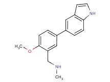 1-[5-(1H-indol-5-yl)-2-methoxyphenyl]-N-methylmethanamine