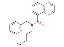 N-butyl-N-(pyridin-2-ylmethyl)quinoxaline-5-carboxamide