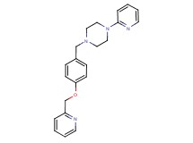1-pyridin-2-yl-4-[4-(pyridin-2-ylmethoxy)benzyl]piperazine