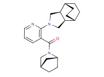 (1R*,2R*,6S*,7S*)-4-{3-[(1R*,4S*)-2-azabicyclo[2.2.1]hept-2-ylcarbonyl]-2-pyridinyl}-4-azatricyclo[5.2.2.0~2,6~]undecane