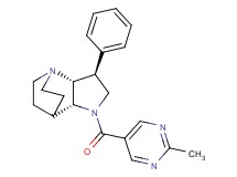 (2R*,3S*,6R*)-5-[(2-methyl-5-pyrimidinyl)carbonyl]-3-phenyl-1,5-diazatricyclo[5.2.2.0~2,6~]undecane
