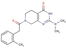 2-(dimethylamino)-7-[(2-methylphenyl)acetyl]-5,6,7,8-tetrahydropyrido[3,4-d]pyrimidin-4(3H)-one