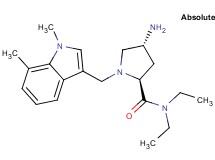 (2S,4R)-4-amino-1-[(1,7-dimethyl-1H-indol-3-yl)methyl]-N,N-diethylpyrrolidine-2-carboxamide