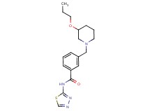 3-[(3-propoxypiperidin-1-yl)methyl]-N-1,3,4-thiadiazol-2-ylbenzamide