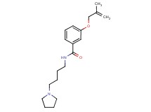 3-[(2-methylprop-2-en-1-yl)oxy]-N-(4-pyrrolidin-1-ylbutyl)benzamide
