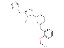 1-(2-ethoxybenzyl)-3-[5-(1H-imidazol-1-ylmethyl)-4-methyl-4H-1,2,4-triazol-3-yl]piperidine