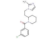 1-(3-chlorobenzoyl)-2-[2-(2-methyl-1H-imidazol-1-yl)ethyl]piperidine