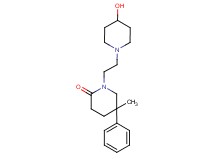 1-[2-(4-hydroxypiperidin-1-yl)ethyl]-5-methyl-5-phenylpiperidin-2-one