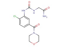 N~2~-({[2-chloro-5-(morpholin-4-ylcarbonyl)phenyl]amino}carbonyl)glycinamide