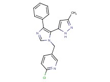 2-chloro-5-{[5-(3-methyl-1H-pyrazol-5-yl)-4-phenyl-1H-imidazol-1-yl]methyl}pyridine