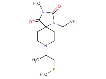 1-ethyl-3-methyl-8-[1-methyl-2-(methylthio)ethyl]-1,3,8-triazaspiro[4.5]decane-2,4-dione
