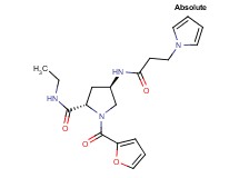 (4R)-N-ethyl-1-(2-furoyl)-4-{[3-(1H-pyrrol-1-yl)propanoyl]amino}-L-prolinamide