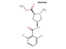 methyl (2S,4S)-4-[(2,6-dichlorobenzoyl)amino]-1-methylpyrrolidine-2-carboxylate
