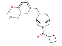 (1R*,5R*)-3-(cyclobutylcarbonyl)-6-(3,4-dimethoxybenzyl)-3,6-diazabicyclo[3.2.2]nonane