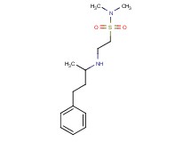 N,N-dimethyl-2-[(1-methyl-3-phenylpropyl)amino]ethanesulfonamide