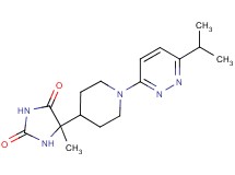 5-[1-(6-isopropylpyridazin-3-yl)piperidin-4-yl]-5-methylimidazolidine-2,4-dione