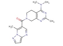 N,N,2-trimethyl-7-[(7-methylpyrazolo[1,5-a]pyrimidin-6-yl)carbonyl]-5,6,7,8-tetrahydropyrido[3,4-d]pyrimidin-4-amine