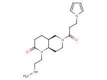 (4aS*,8aR*)-1-[2-(methylamino)ethyl]-6-[3-(1H-pyrrol-1-yl)propanoyl]octahydro-1,6-naphthyridin-2(1H)-one