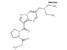 methyl (2S)-1-({6-[(diethylamino)methyl]pyrazolo[1,5-a]pyrimidin-3-yl}carbonyl)pyrrolidine-2-carboxylate